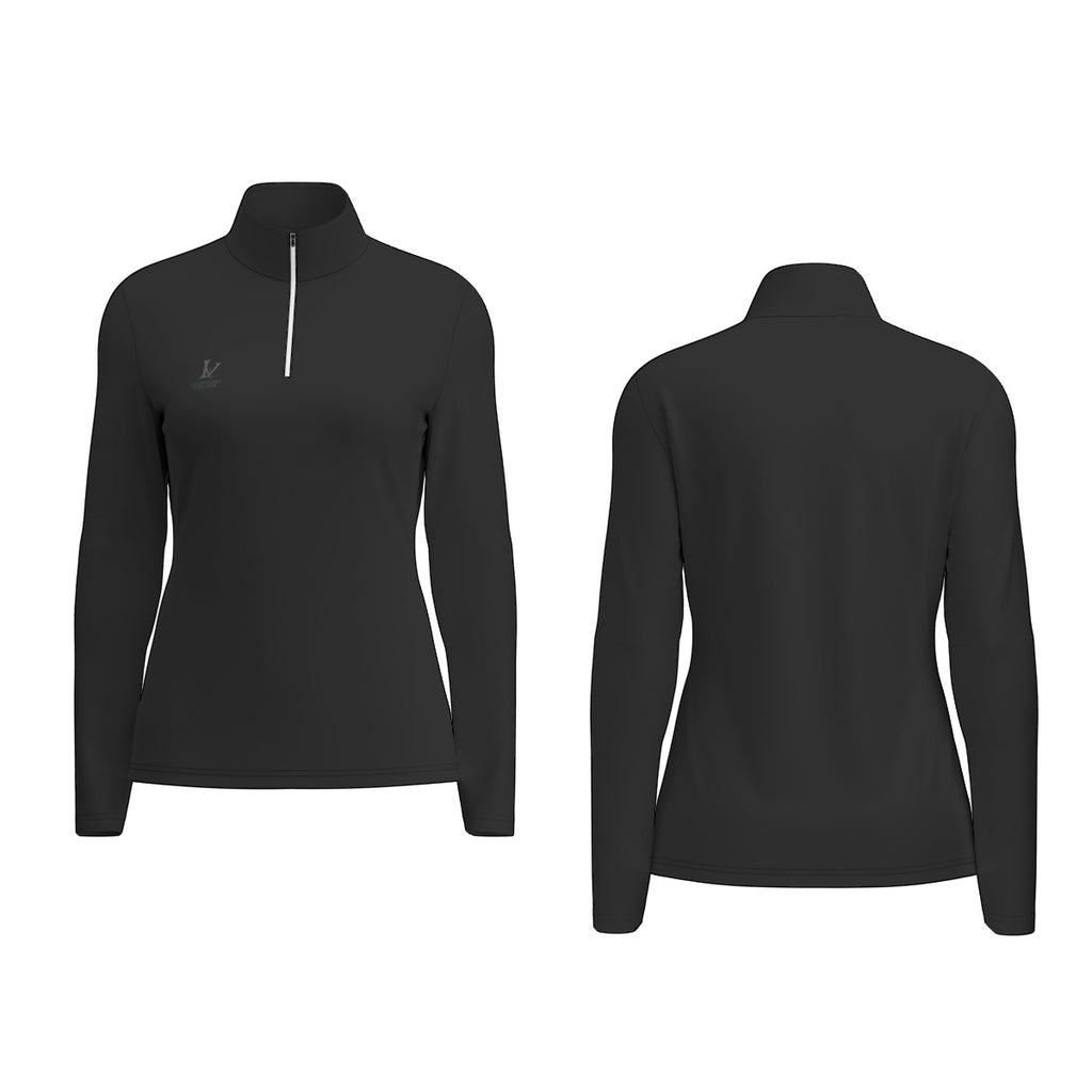 LV Signature Women's Sports Collar Jersey With Long Sleeve