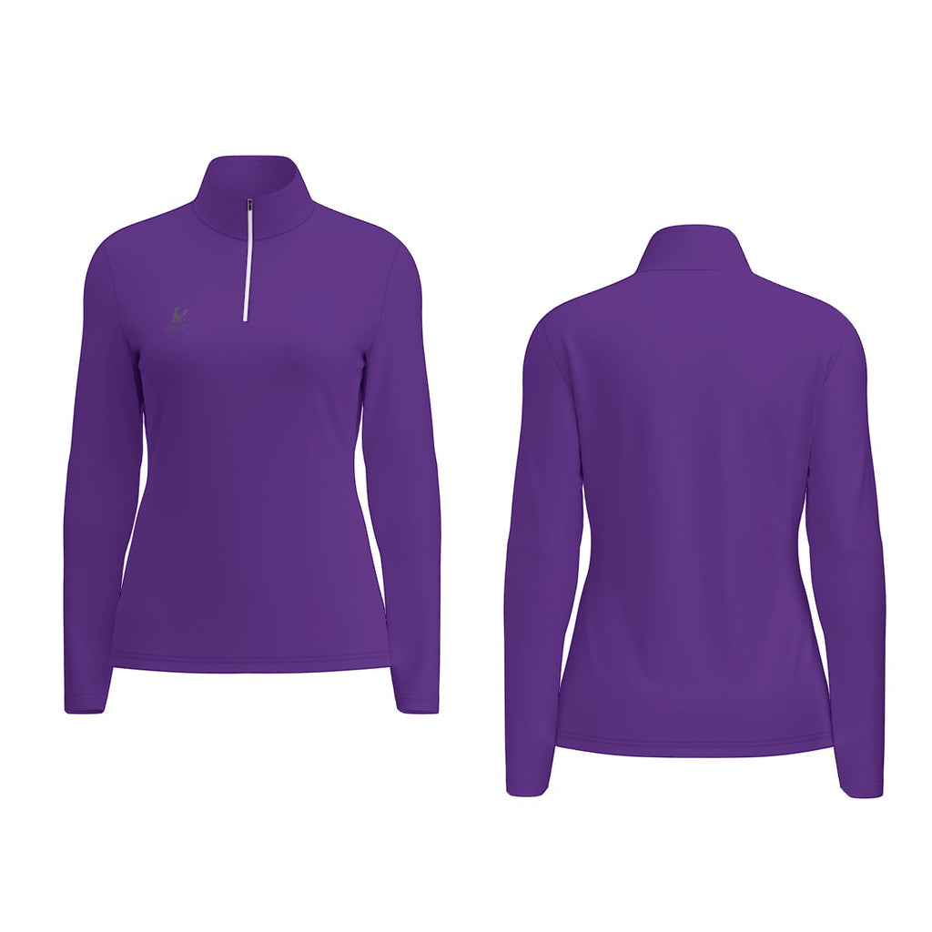 LV Signature Women's Sports Collar Jersey With Long Sleeve