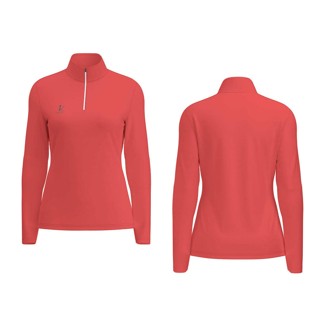 LV Signature Women's Sports Collar Jersey With Long Sleeve