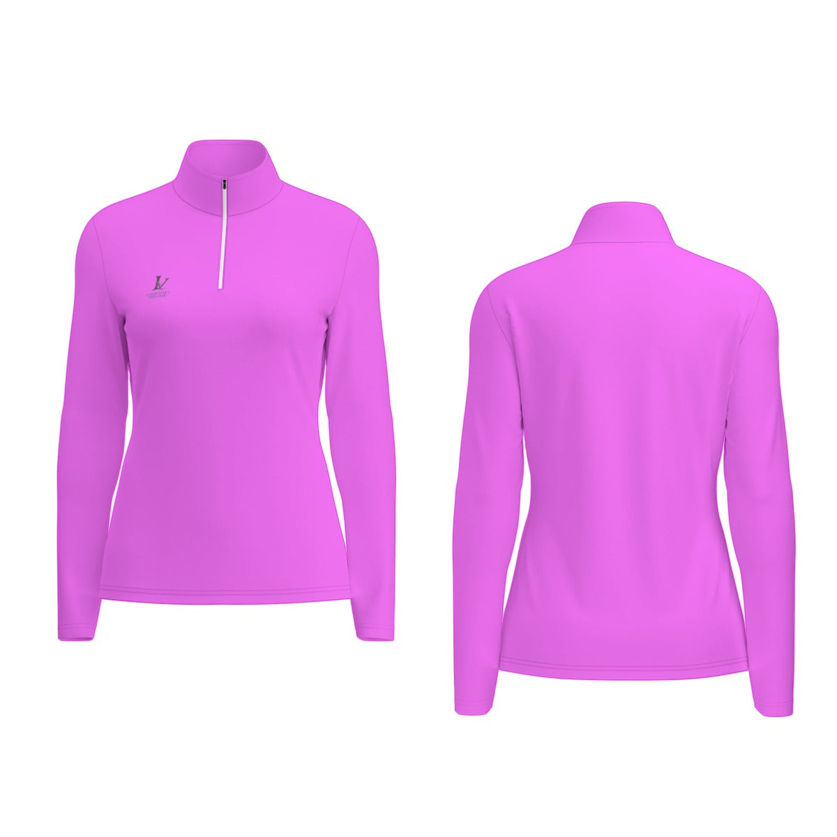 LV Signature Women's Sports Collar Jersey With Long Sleeve
