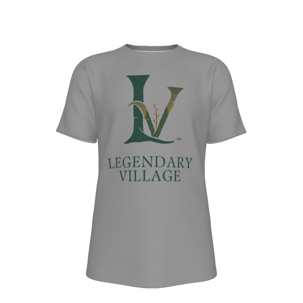 LV Signature Logo Cotton Men's T-shirt