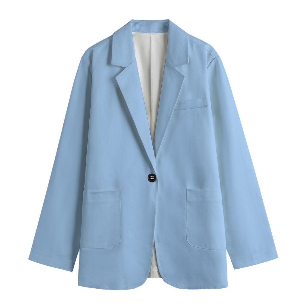 LV Women's Leisure Cotton Blazer