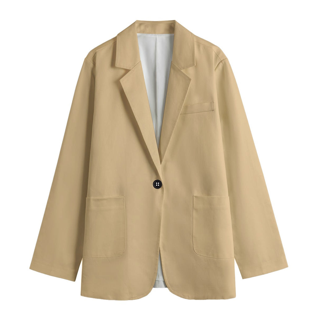 LV Women's Leisure Cotton Blazer