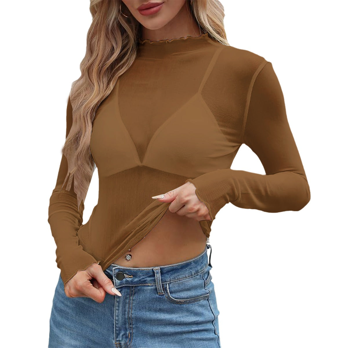 Sheer Passion Women's Mesh T-shirt