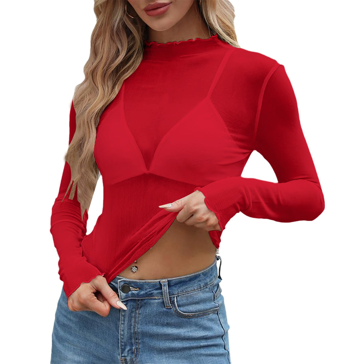 Sheer Passion Women's Mesh T-shirt