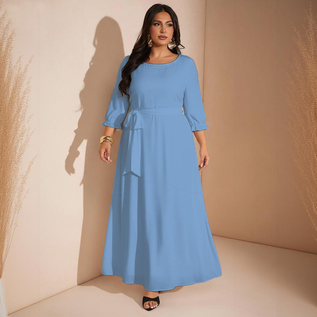 Classy but Sassy Women's Belted Maxi Dress