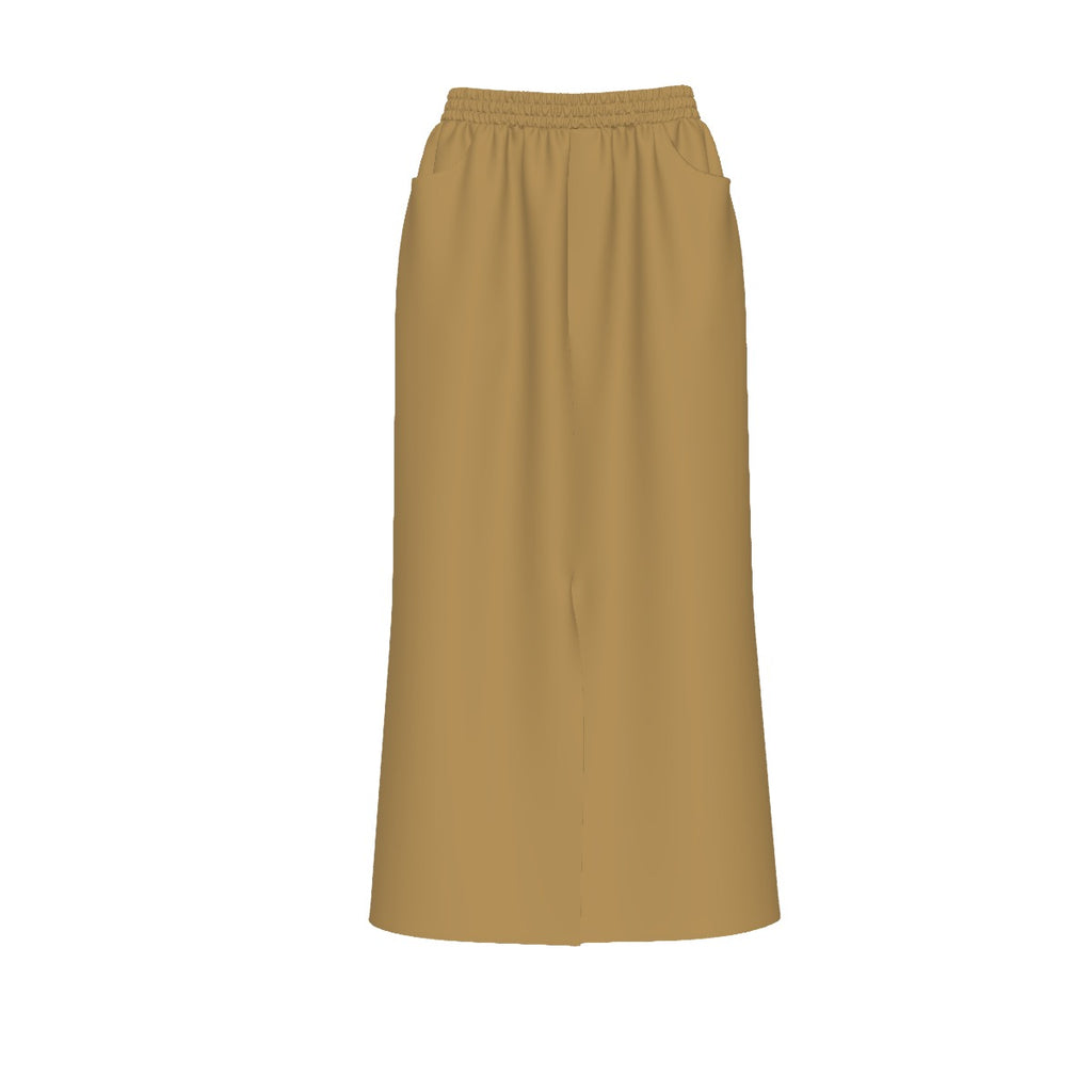 Women's Front Mid-slit Skirt