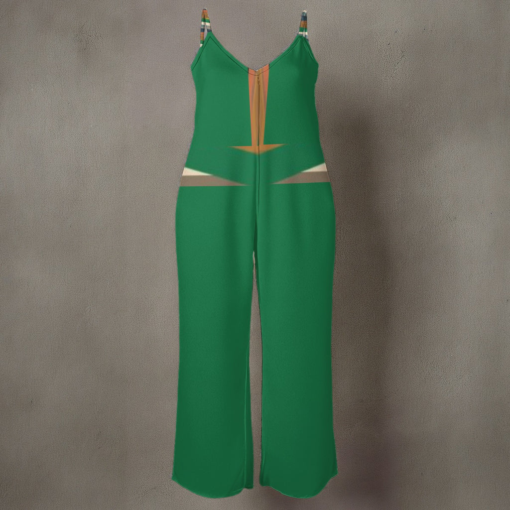 LV Women’s Spaghetti Strap Jumpsuit