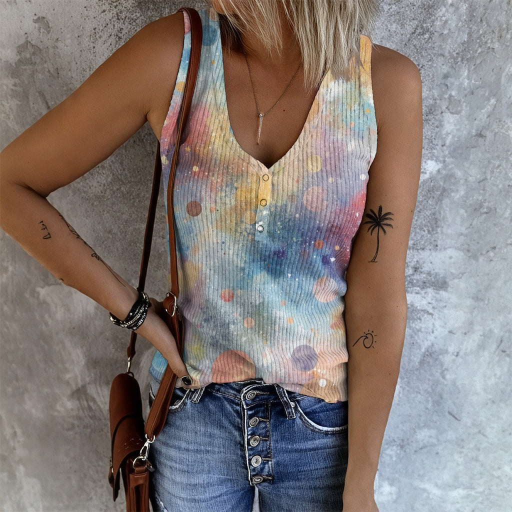 LV Women's Button Tank