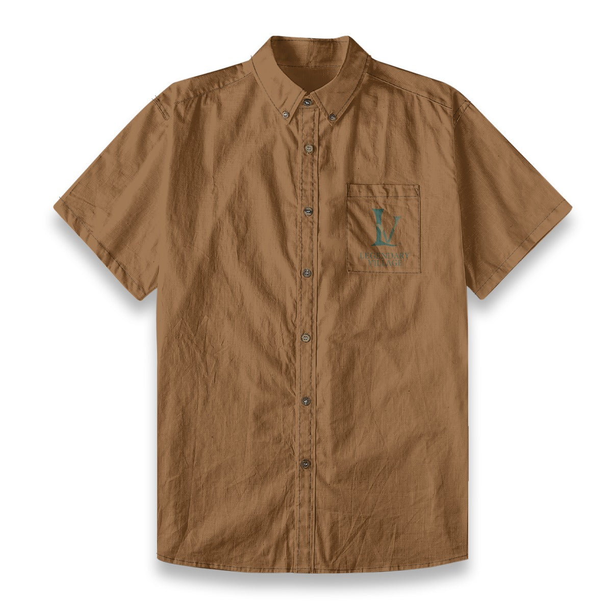 Minty Men's Cotton Short Sleeved Shirt