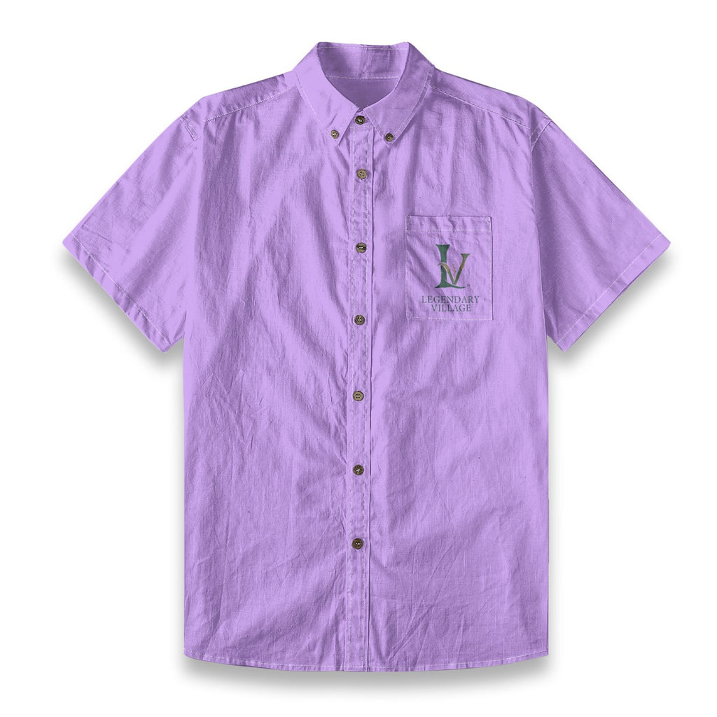 Minty Men's Cotton Short Sleeved Shirt