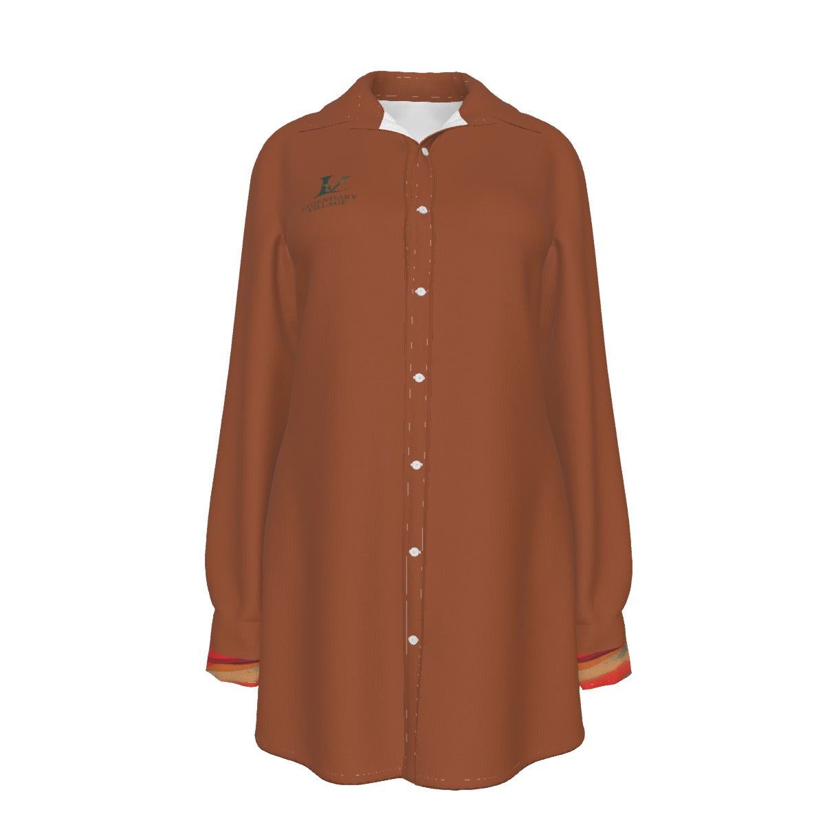 Reflection Women's Cotton Tunic Button Up