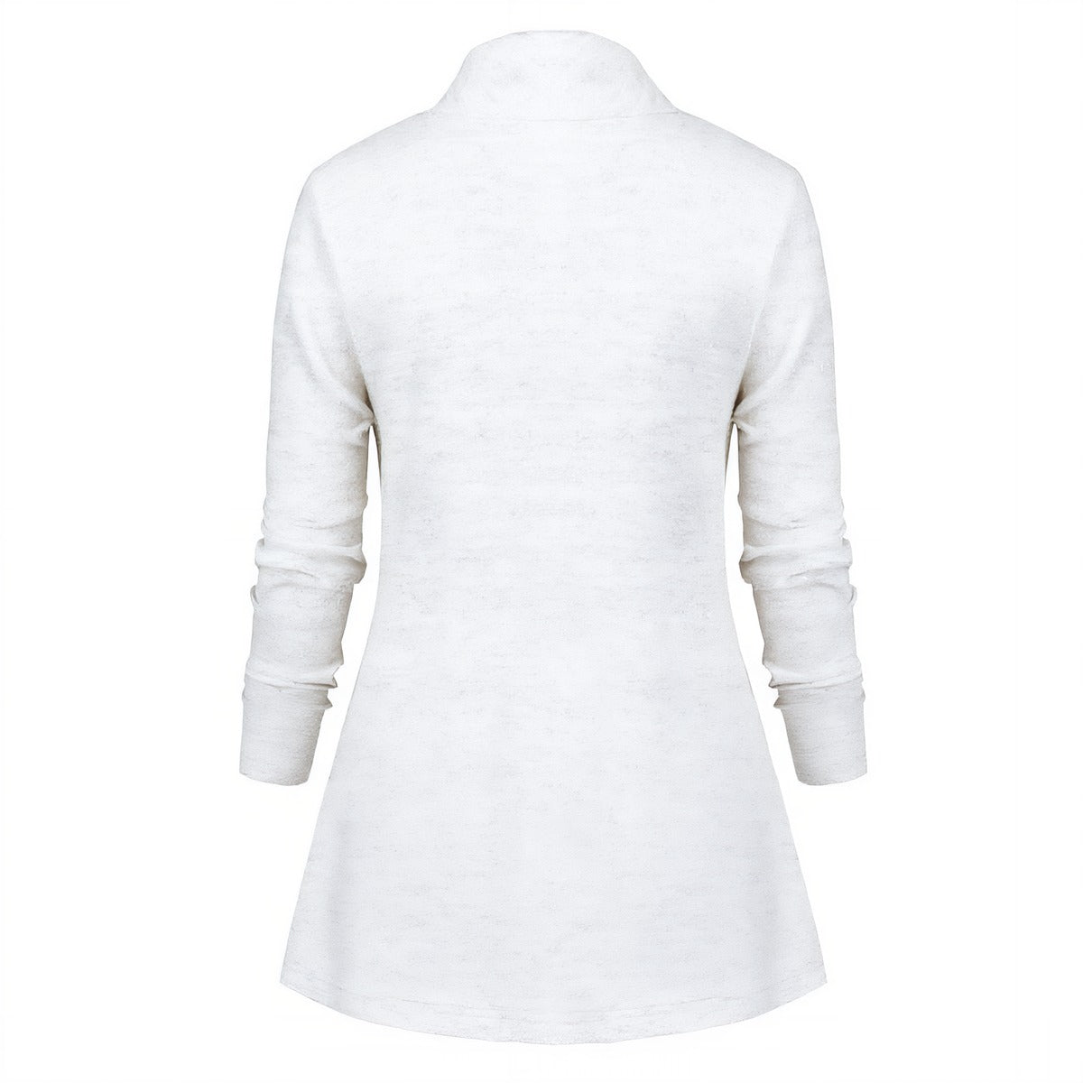 Draped in Black + Gray Women's Top