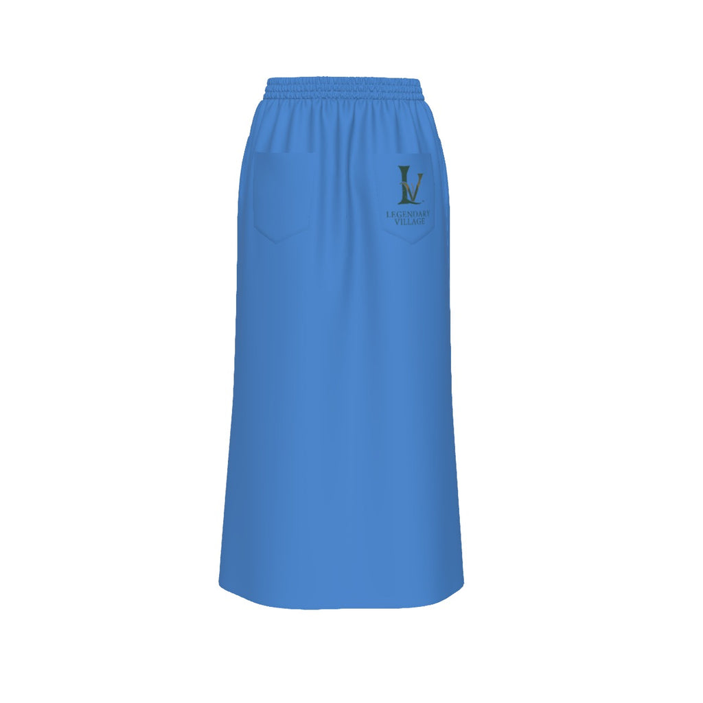 Women's Front Mid-slit Skirt