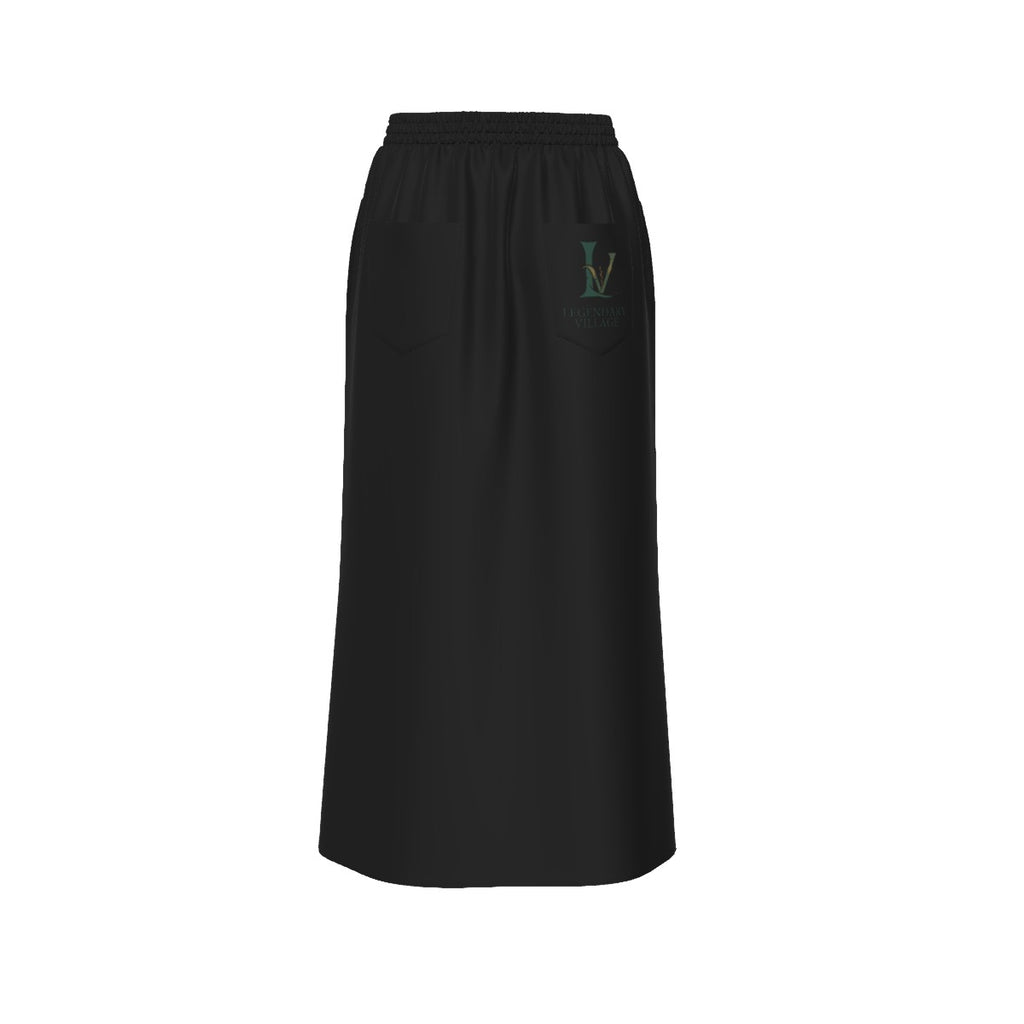Women's Front Mid-slit Skirt