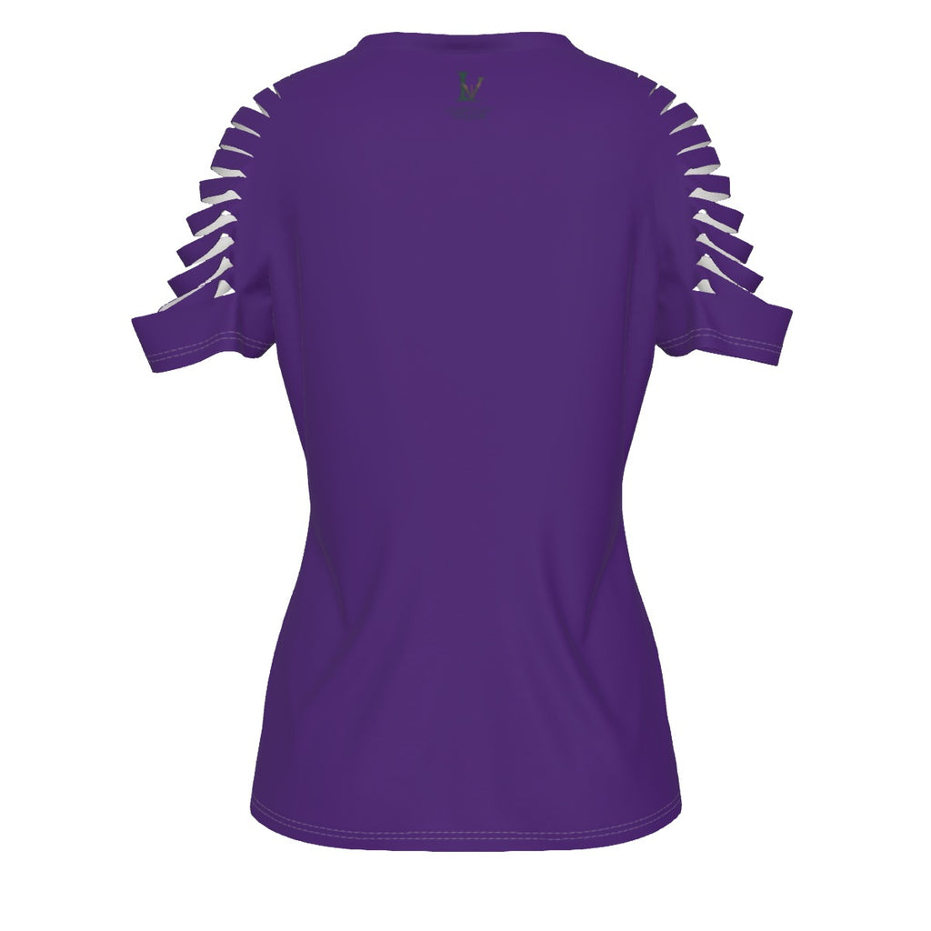 Just a girl Women's Ripped T-Shirt