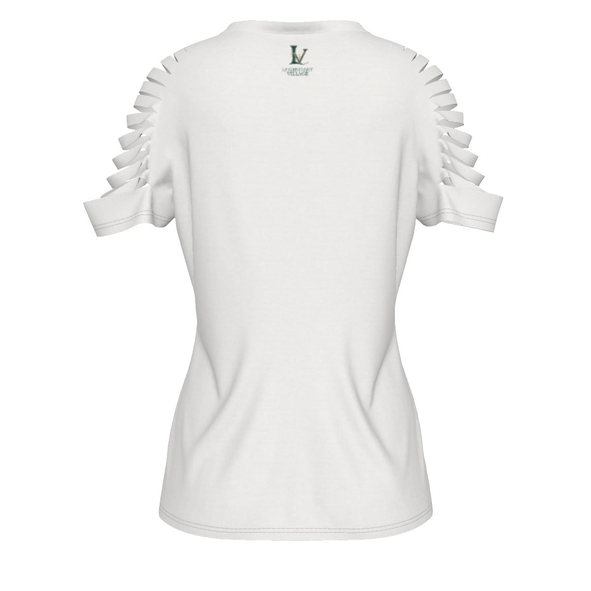Just a girl Women's Ripped T-Shirt