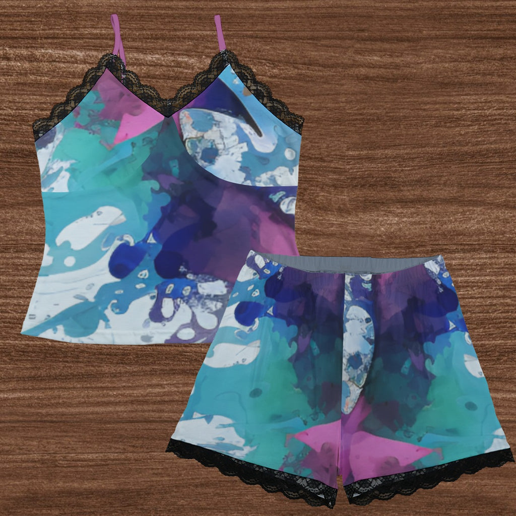 Two Toned Cami Set