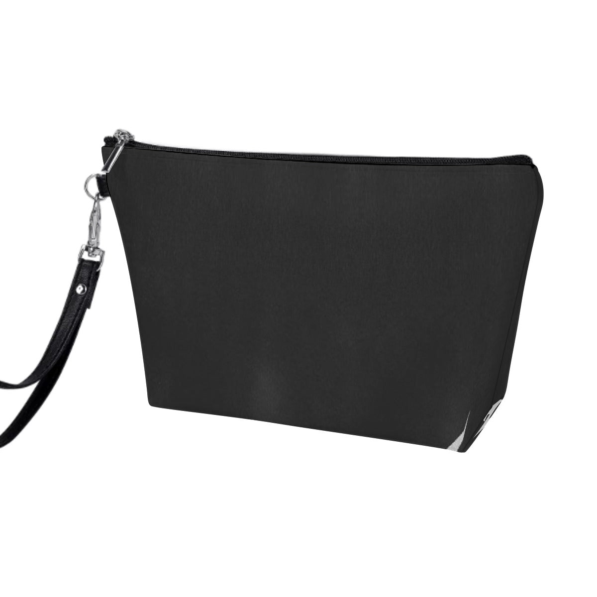 Just Black Cosmetic Bag With Black Handle