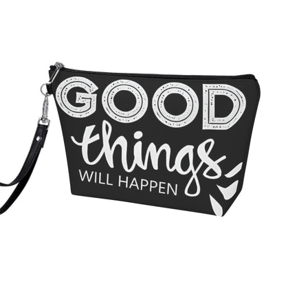 Stay Positive Cosmetic Bag With Black Handle