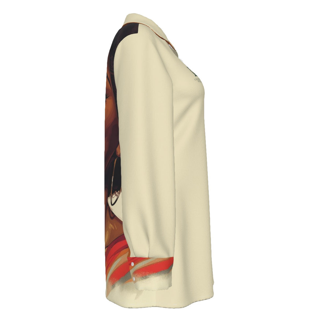 Reflection Women's Cotton Tunic Button Up
