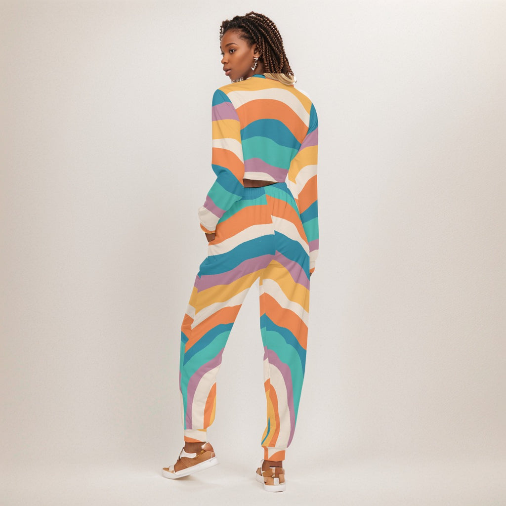 Blast from the past Women's Crop Sweatshirt Suit