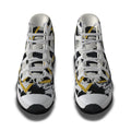 Gold Streak Men's High Top Basketball Shoes