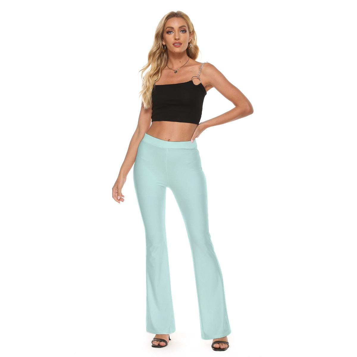 Mint Flare Women's Skinny Flare Pants