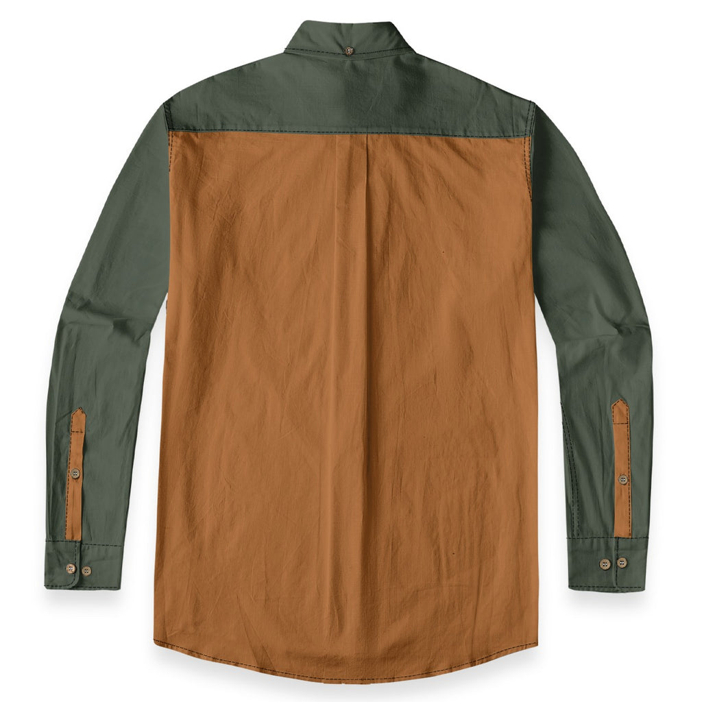 Rugged Touch logo Men's Cotton Long Sleeve Shirt