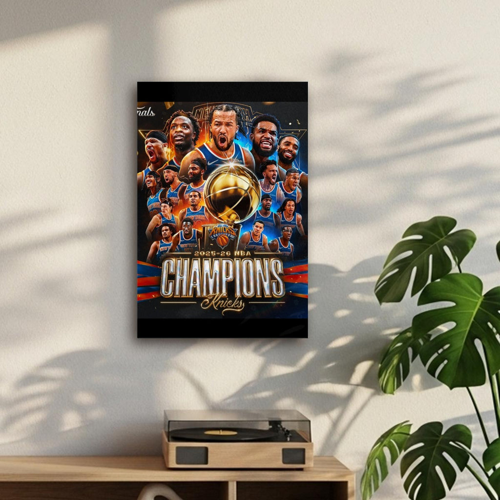 NBA Champions Canvas With Frame