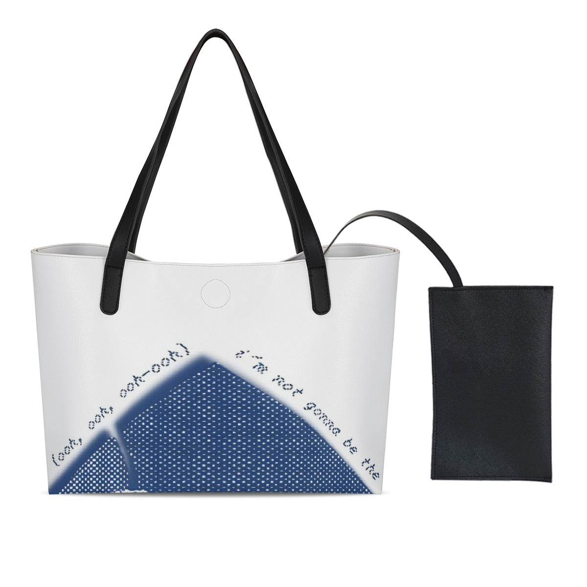 It won't be me Shopping Tote Bag With Black Mini Purse