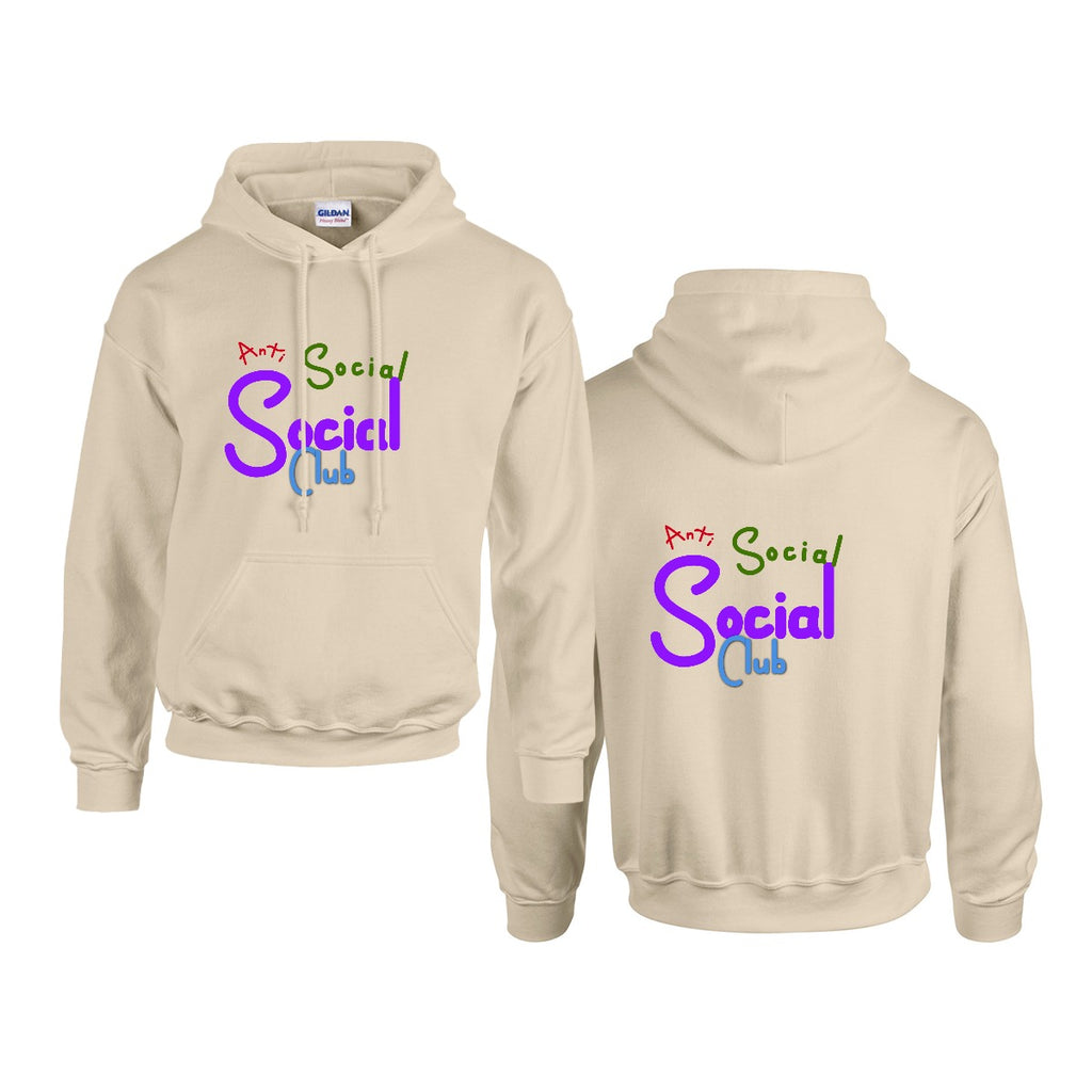 Social Club Men's Hoodie For The USA |Gildan 18500  Double DTF