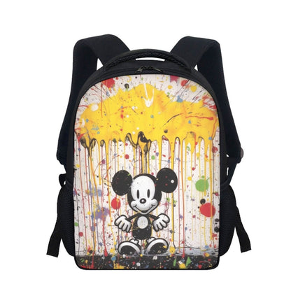 Faux Mickey Splash Student Backpack