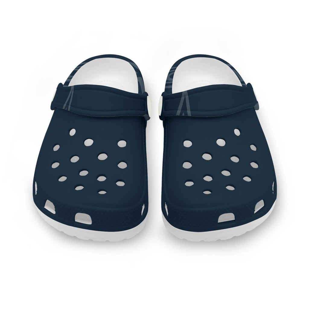 Navy Baby Hole Slides