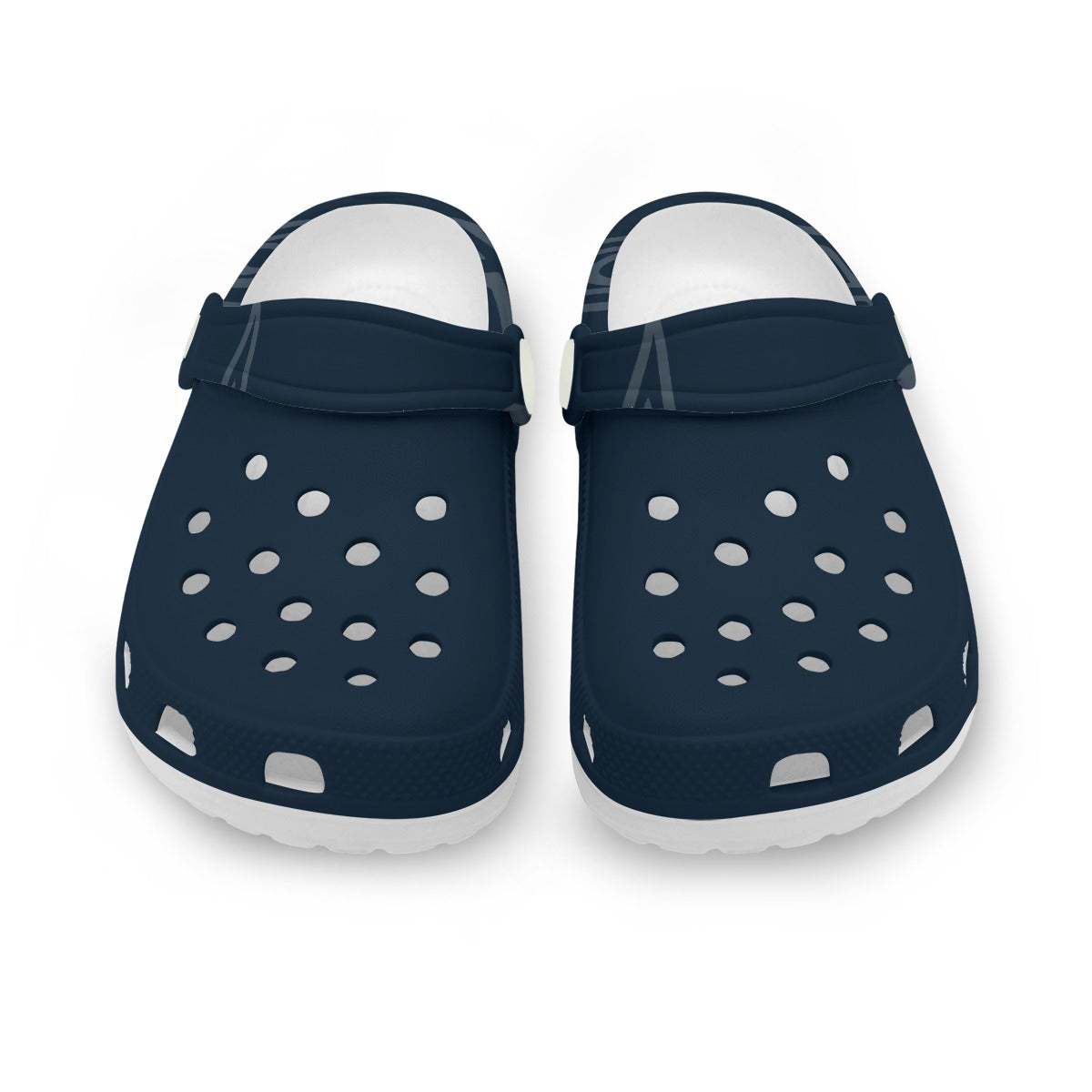 Navy Baby Hole Slides