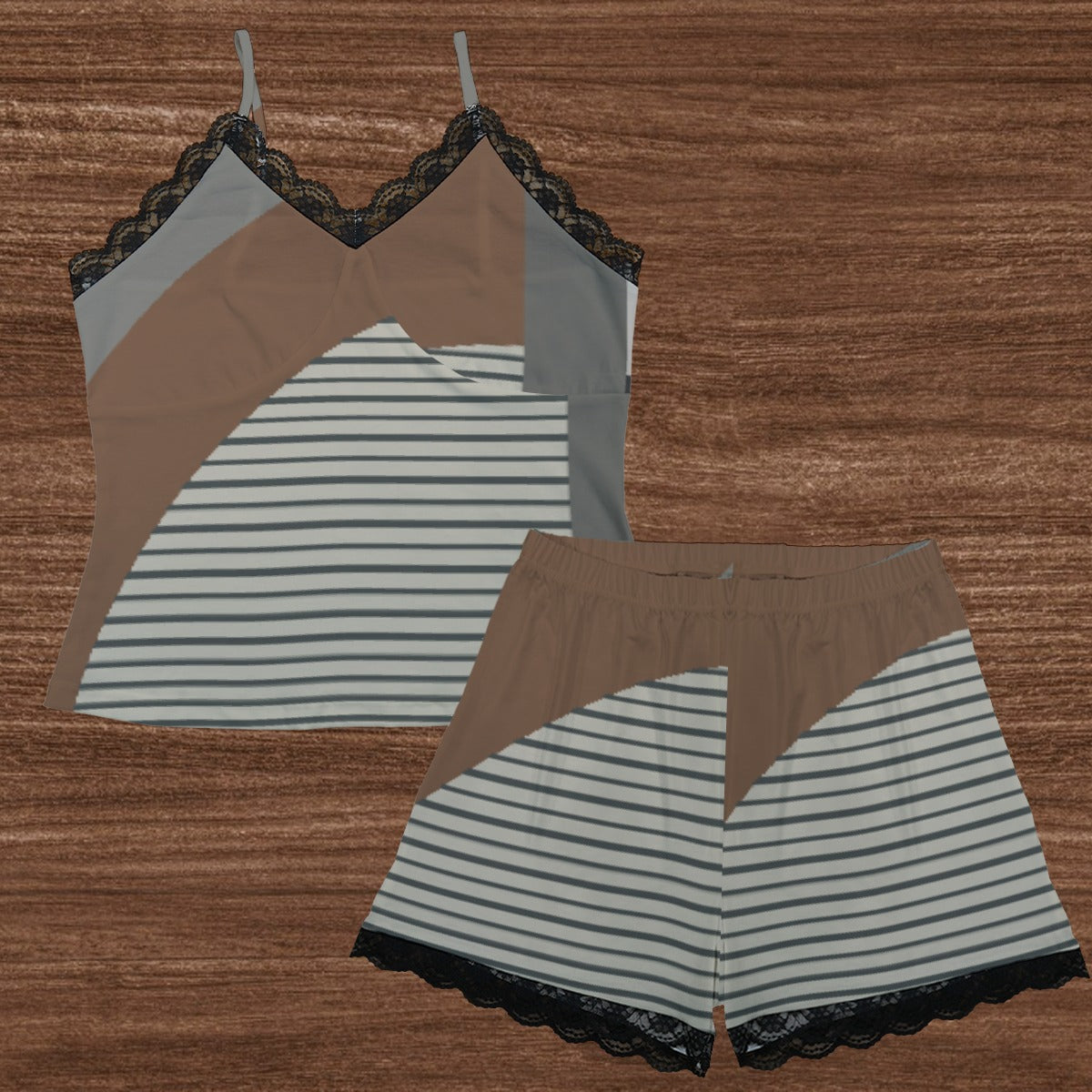 Two Toned Cami Set