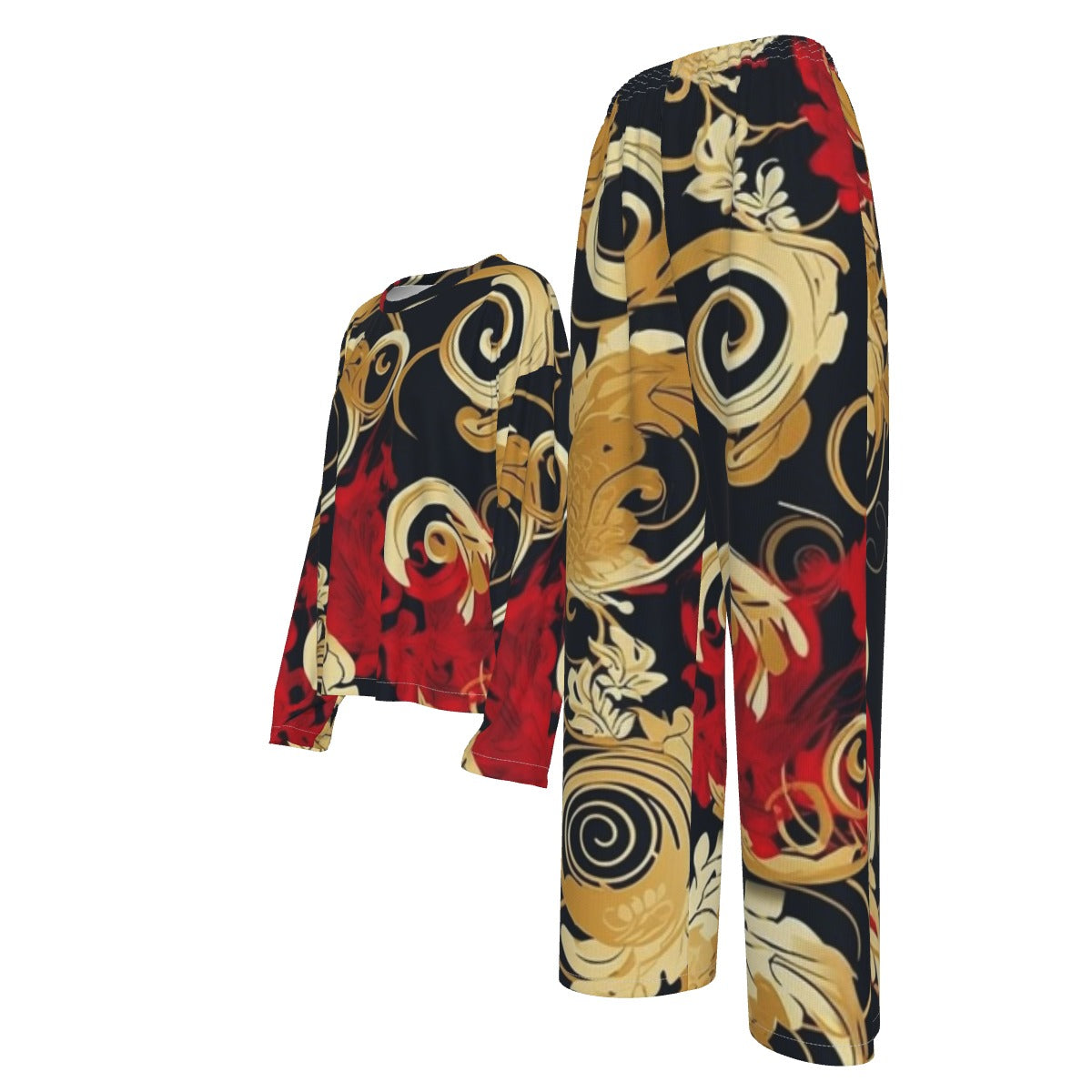 Royalty Women's Casual Long-Sleeves Trouser Suit