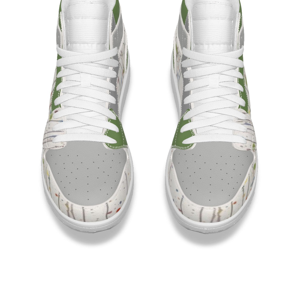 Women's "Spot me" Synthetic Leather Stitching Shoes