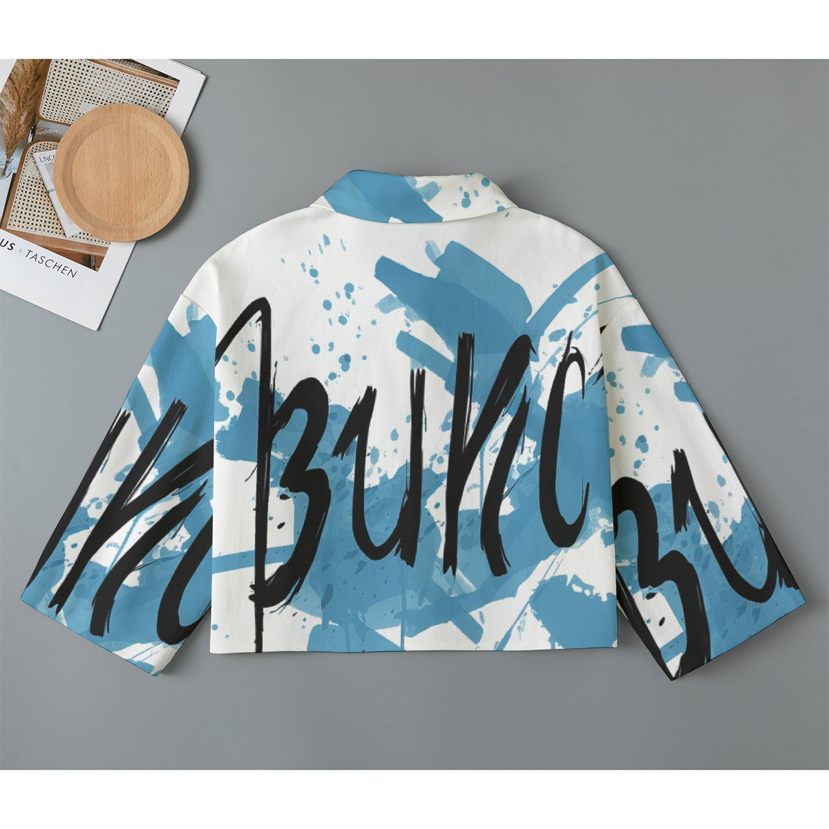 Blue Ink Women's Cropped Jacket