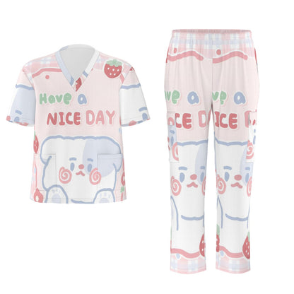 Scrub Style Unisex Scrub Set|Birdseye