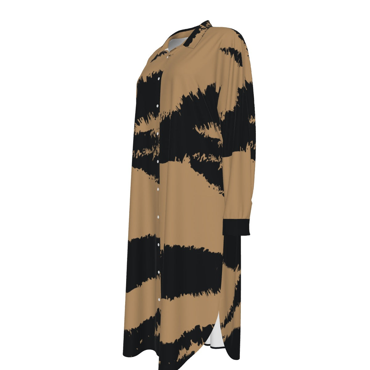 Paintbrush  Women's Long Shirt Dress