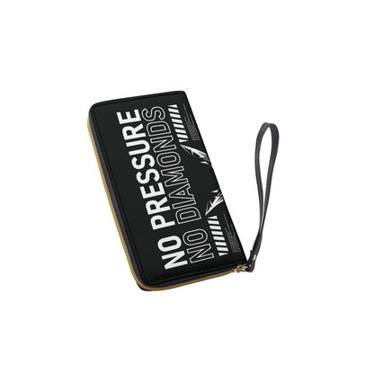 Keep Going Long Wallet With Black Hand Strap