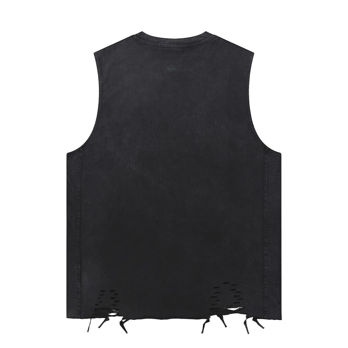 LV Men's Washed Distressed Tank