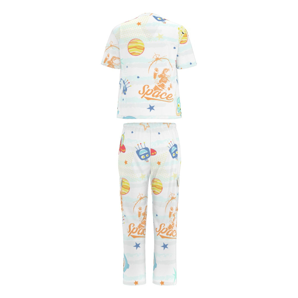 Scrub Space Unisex Scrub Set With Six Pocket