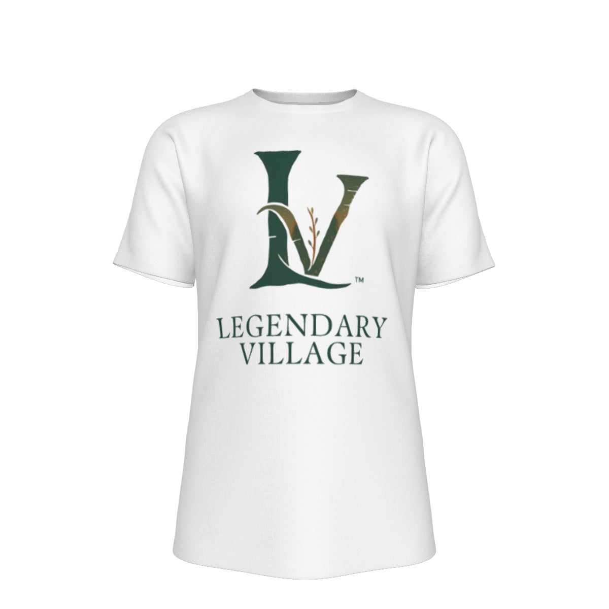 LV Signature Logo Cotton Men's T-shirt