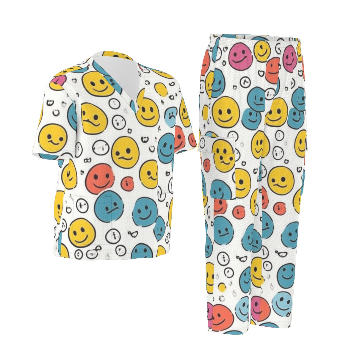 Scrub Doubles Unisex Scrub Set|Birdseye