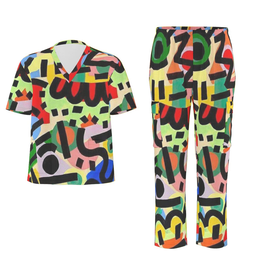 Scrub Hue Unisex Scrub Set|Birdseye