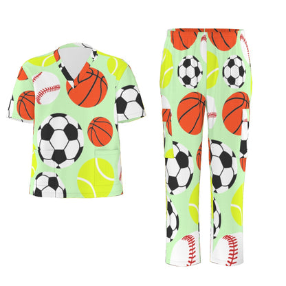 Scrub Sports Unisex Scrub Set|Birdseye