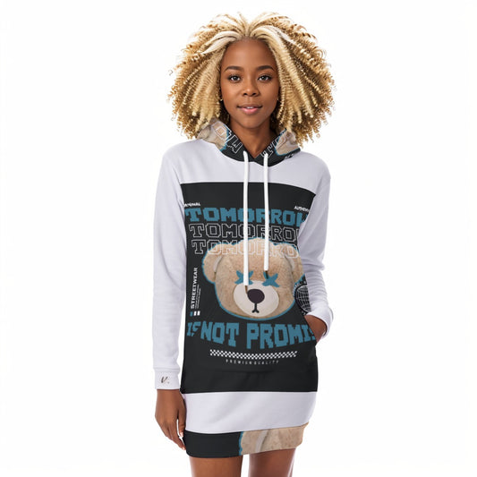 Not promised Women's Heavy Fleece Long Hoodie