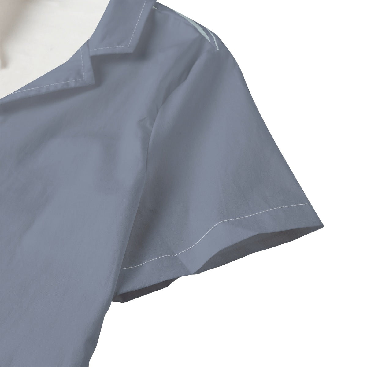 Easy Gray Button Up Kid's Hawaiian Vacation Shirt | 115GSM Cotton poplin